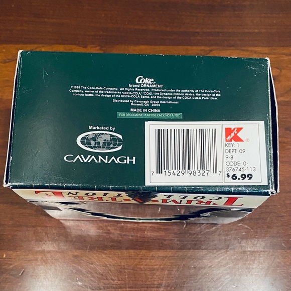 🎄VTG 1998 Coca-Cola Trim-A-Tree Collection North Pole Bottling Company Ornament - Picture 7 of 7